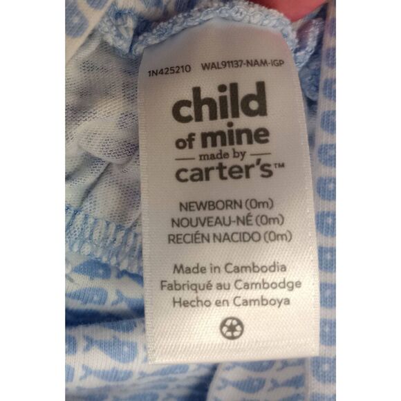 New with tags,Carter's child of mine two-piece jumper set size newborn - Picture 4 of 5